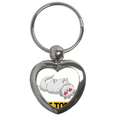 Persian Cat T-shirtnope Not Today Persian Cat 01 T-shirt Key Chain (heart)