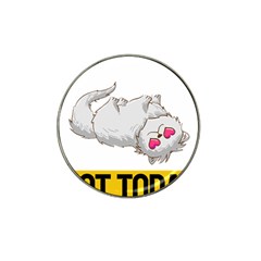 Persian Cat T-shirtnope Not Today Persian Cat 01 T-shirt Hat Clip Ball Marker by EnriqueJohnson