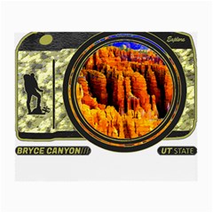 Bryce Canyon National Park T- Shirt Bryce Canyon National Park Adventure, Utah, Photographers T- Shi Small Glasses Cloth (2 Sides) by JamesGoode