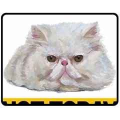 Persian Cat T-shirtnope Not Today Persian Cat 27 T-shirt Fleece Blanket (medium) by EnriqueJohnson