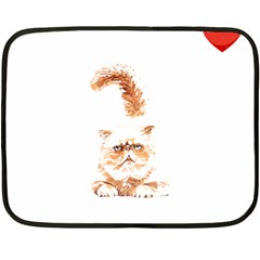 Persian Cat T-shirtsteal Your Heart Persian Cat 22 T-shirt Two Sides Fleece Blanket (mini) by EnriqueJohnson