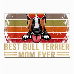 Bull Terrier T- Shirt Best Bull Terrier Moms Gift T- Shirt Postcard 4 x 6  (pkg Of 10) by JamesGoode