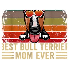 Bull Terrier T- Shirt Best Bull Terrier Moms Gift T- Shirt Two Sides Premium Plush Fleece Blanket (extra Small) by JamesGoode