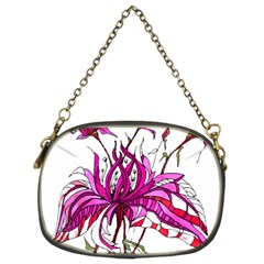 Flowers Illustration T- Shirtflowers T- Shirt Chain Purse (two Sides) by ZUXUMI