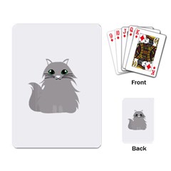 Persian Cat T-shirtwhite Look Calm Persian Cat 09 T-shirt (1) Playing Cards Single Design (rectangle) by EnriqueJohnson