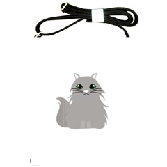 Persian Cat T-shirtwhite Look Calm Persian Cat 09 T-shirt Shoulder Sling Bag by EnriqueJohnson