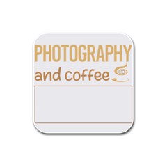 Photography T-shirtif It Involves Coffee Photography Photographer Camera T-shirt Rubber Square Coaster (4 Pack) by EnriqueJohnson