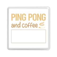 Ping Pong T-shirtif It Involves Coffee Ping Pong Table Tennis T-shirt Memory Card Reader (square) by EnriqueJohnson