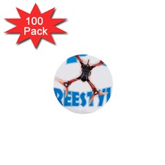 Fpv Freestyle T- Shirt F P V Freestyle Drone Racing Drawing Artwork T- Shirt (1) 1  Mini Buttons (100 Pack)  by ZUXUMI