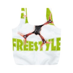 Fpv Freestyle T- Shirt F P V Freestyle Drone Racing Drawing Artwork T- Shirt Full Print Recycle Bag (m) by ZUXUMI