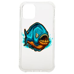 Piranha T-shirtwhite Look Calm Piranha 03 T-shirt Iphone 12 Mini Tpu Uv Print Case	 by EnriqueJohnson