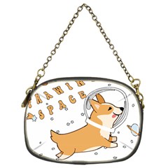 Frawing Space Dog Lover T- Shirt Cool Dog Frawing Space Dog Lover T- Shirt Chain Purse (two Sides) by ZUXUMI