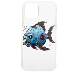 Piranha T-shirtwhite Look Calm Piranha 09 T-shirt Iphone 12 Pro Max Tpu Uv Print Case by EnriqueJohnson