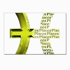 Pisces T-shirtnew Zodiac Symbol Pisces T-shirt Postcards 5  X 7  (pkg Of 10) by EnriqueJohnson