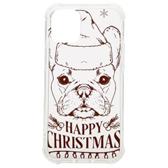 French Bulldog Christmas T- Shirt Happy Christmas Santa Frenchie T- Shirt Iphone 12 Mini Tpu Uv Print Case	 by ZUXUMI