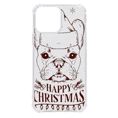 French Bulldog Christmas T- Shirt Happy Christmas Santa Frenchie T- Shirt Iphone 13 Pro Max Tpu Uv Print Case