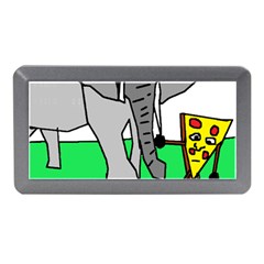 Pizza With Elephant Doing Cute Things T-shirtpizza With Elephant Doing Cute Things T-shirt Memory Card Reader (mini) by EnriqueJohnson