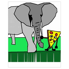 Pizza With Elephant Doing Cute Things T-shirtpizza With Elephant Doing Cute Things T-shirt Drawstring Bag (small) by EnriqueJohnson