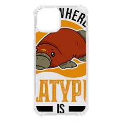 Platypus T-shirtplatypus Home T-shirt Iphone 14 Tpu Uv Print Case by EnriqueJohnson