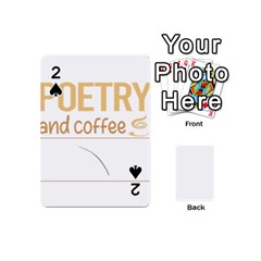 Poetry T-shirtif It Involves Coffee Poetry Poem Poet T-shirt Playing Cards 54 Designs (mini) by EnriqueJohnson