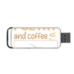 Poetry T-shirtif It Involves Coffee Poetry Poem Poet T-shirt Portable USB Flash (Two Sides) Front