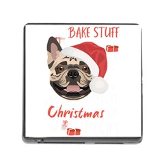 French Bulldog T- Shirt French Bulldog Merry Christmas T- Shirt Memory Card Reader (square 5 Slot) by ZUXUMI