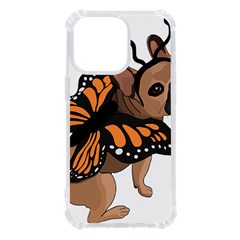 French Bulldog T- Shirt Frenchie Butterfly T- Shirt Iphone 13 Pro Tpu Uv Print Case by ZUXUMI