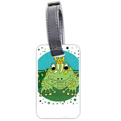 Frog Lovers Gift T- Shirtfrog T- Shirt Luggage Tag (one Side) by ZUXUMI