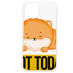 Pomeranian T-shirtnope Not Today Pomeranian 31 T-shirt Iphone 12 Pro Max Tpu Uv Print Case by EnriqueJohnson