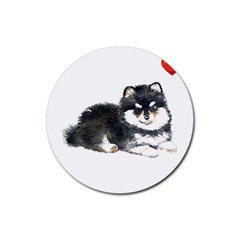 Pomeranian T-shirtsteal Your Heart Pomeranian 52 T-shirt Rubber Coaster (round) by EnriqueJohnson