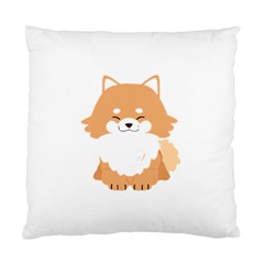 Pomeranian T-shirtwhite Look Calm Pomeranian 13 T-shirt Standard Cushion Case (one Side) by EnriqueJohnson