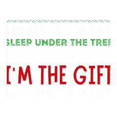 Funny Christmas Sweater T- Shirt Might As Well Sleep Under The Christmas Tree T- Shirt Two Sides Premium Plush Fleece Blanket (mini) by ZUXUMI