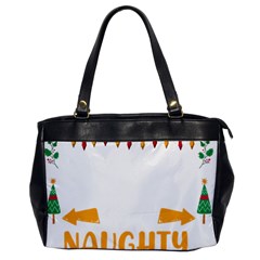 Funny Christmas T- Shirt Dear Santa They Are The Naughty Ones, Funny Christmas T- Shirt Oversize Office Handbag by ZUXUMI