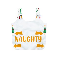 Funny Christmas T- Shirt Dear Santa They Are The Naughty Ones, Funny Christmas T- Shirt Full Print Recycle Bag (s) by ZUXUMI