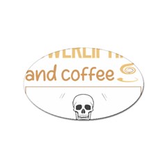 Powerlifting T-shirtif It Involves Coffee Powerlifting T-shirt Sticker Oval (100 Pack) by EnriqueJohnson