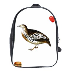 Quail T-shirtsteal Your Heart Quail 02 T-shirt School Bag (large) by EnriqueJohnson