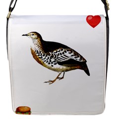 Quail T-shirtsteal Your Heart Quail 02 T-shirt Flap Closure Messenger Bag (s) by EnriqueJohnson