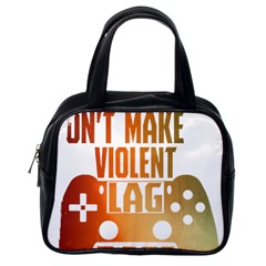 Gaming Controller Quote T- Shirt A Gaming Controller Quote Video Games T- Shirt (1) Classic Handbag (One Side)