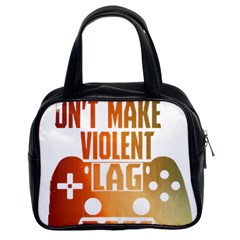 Gaming Controller Quote T- Shirt A Gaming Controller Quote Video Games T- Shirt (1) Classic Handbag (Two Sides)