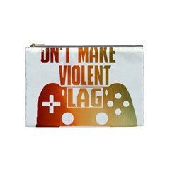 Gaming Controller Quote T- Shirt A Gaming Controller Quote Video Games T- Shirt (1) Cosmetic Bag (Medium)