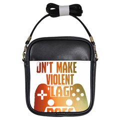 Gaming Controller Quote T- Shirt A Gaming Controller Quote Video Games T- Shirt (1) Girls Sling Bag