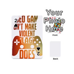 Gaming Controller Quote T- Shirt A Gaming Controller Quote Video Games T- Shirt (1) Playing Cards 54 Designs (Mini)