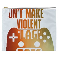 Gaming Controller Quote T- Shirt A Gaming Controller Quote Video Games T- Shirt (1) Cosmetic Bag (XXXL)