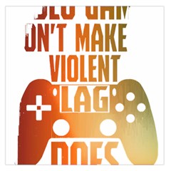 Gaming Controller Quote T- Shirt A Gaming Controller Quote Video Games T- Shirt (1) Square Satin Scarf (36  x 36 )