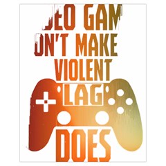 Gaming Controller Quote T- Shirt A Gaming Controller Quote Video Games T- Shirt (1) Drawstring Bag (Small)