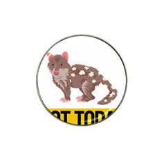 Quoll T-shirtnope Not Today Quoll 03 T-shirt Hat Clip Ball Marker (4 pack)