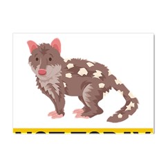 Quoll T-shirtnope Not Today Quoll 03 T-shirt Crystal Sticker (A4)