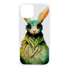 Rabbit T-shirtrabbit Watercolor Painting #rabbit T-shirt (5) Iphone 13 Tpu Uv Print Case by EnriqueJohnson