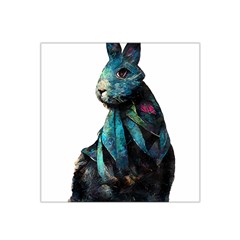 Rabbit T-shirtrabbit Watercolor Painting #rabbit T-shirt Satin Bandana Scarf 22  X 22  by EnriqueJohnson