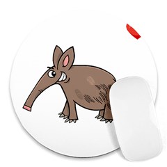 Aardvark  Shirt Steal Your Heart Aardvark 02  Shirt4 Round Mousepad by EnriqueJohnson